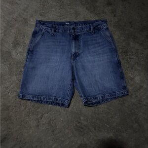 Men's Blue Denim Shorts